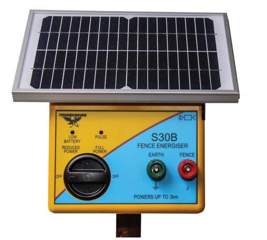 Electric Fence Energisers - Solar Powered
